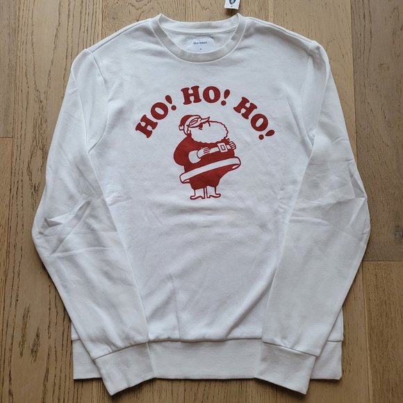 Old Navy Other - Old Navy Holiday Humor Christmas Santa Sweatshirt - New wIth Tags - Size Medium